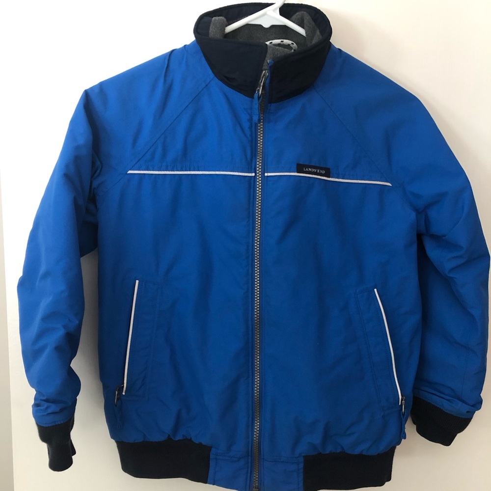 Lands End, Kids Squall Jacket, Blue